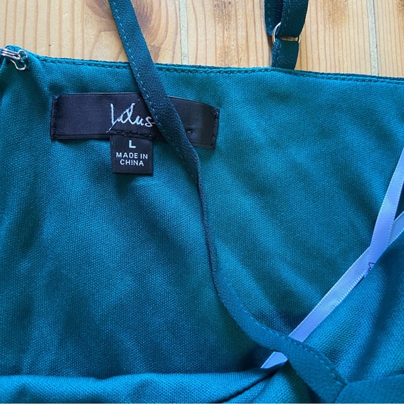 Lulus Perfectly Passionate Emerald Green Pleated Sleeveless Midi Dress - Picture 8 of 9